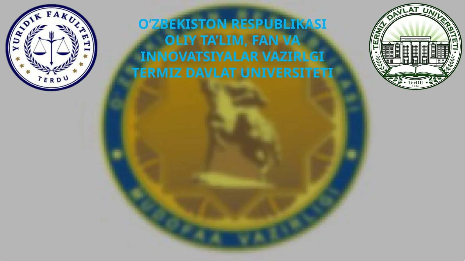O’zbekiston Respublikasi Oliy Ta’lim, Fan va Innovatsiyalar Vazirligining Tashkiliyoti 1