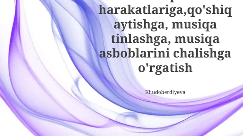 Ijodkorona Harakat va Improvizatsiya 1