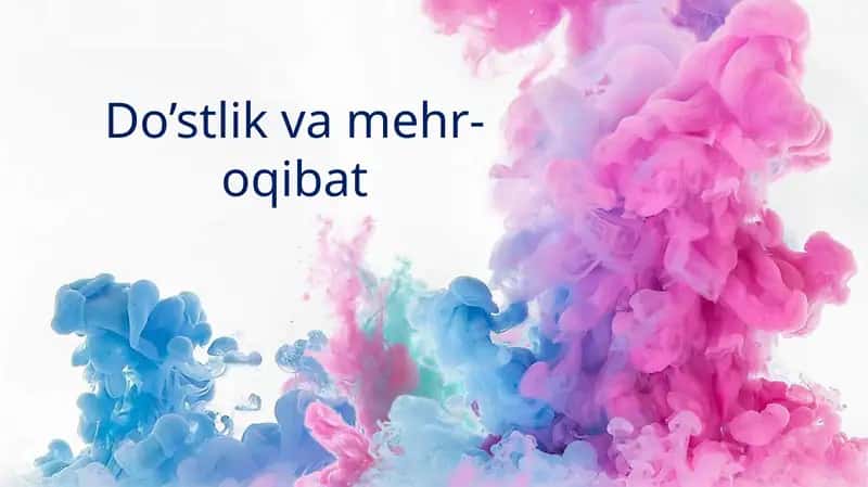 Do’stlikvamehr-oqibat 1