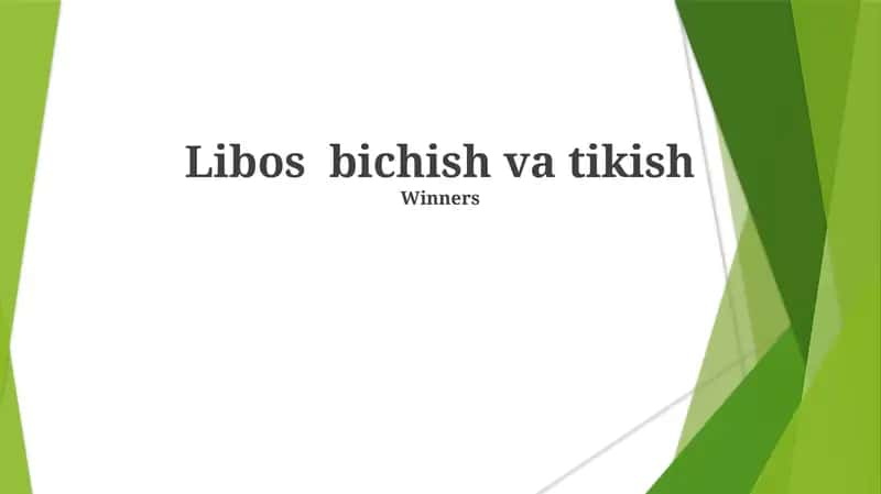Tikuv va Kashtaning Asosiy Texnikalari 1