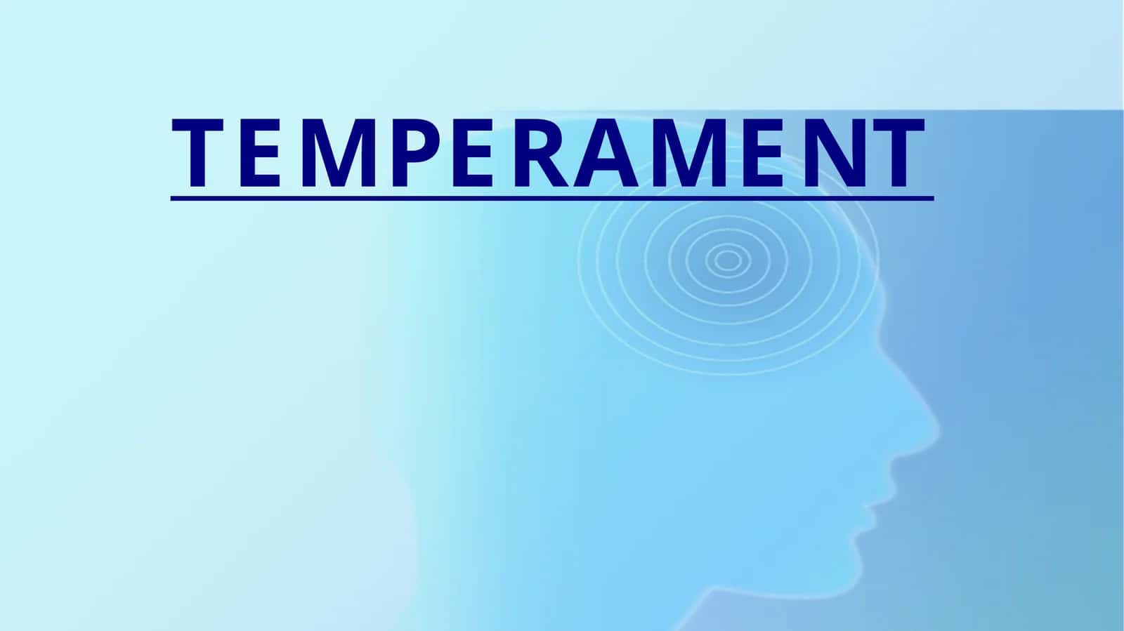 TEMPERAMENT 1