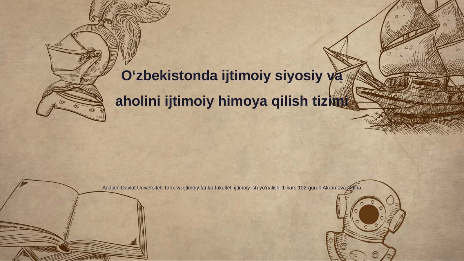 Oʻzbekistonda ijtimoiy siyosiy va aholini ijtimoiy himoya qilish tizimi 1