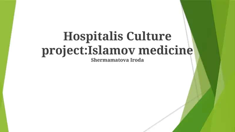 Islamov medicine 1