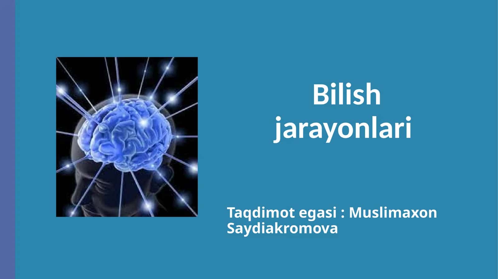 Bilish jarayonlari 1