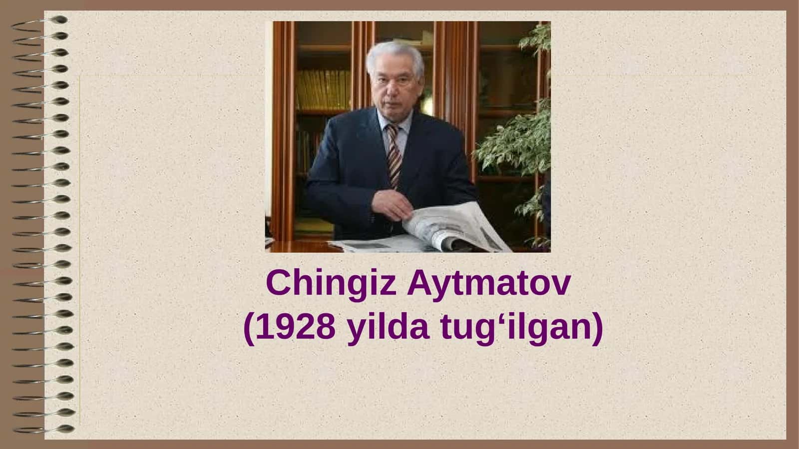 Chingiz Aytmatov hayot yo`li 1