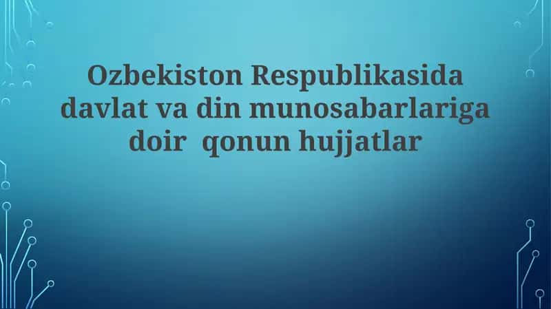 O'zbekistonning 1992-yilgi Konstitutsiyasi 1