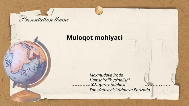 Muloqot mohiyati 1