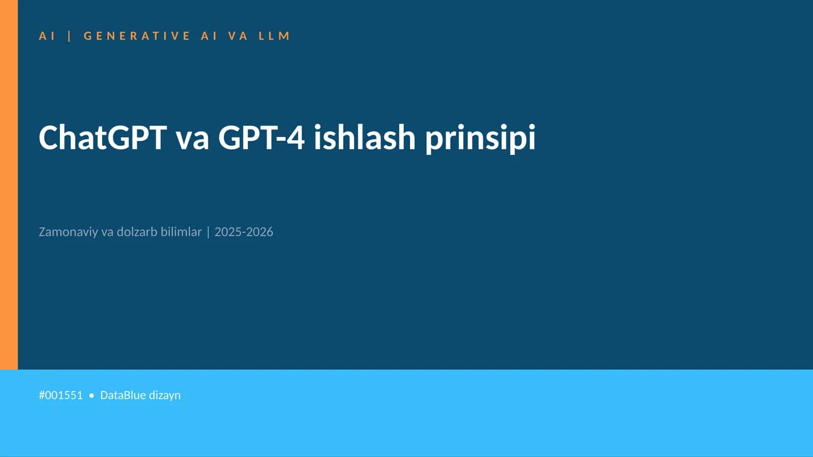 ChatGPT va GPT-4 ishlash prinsipi 1