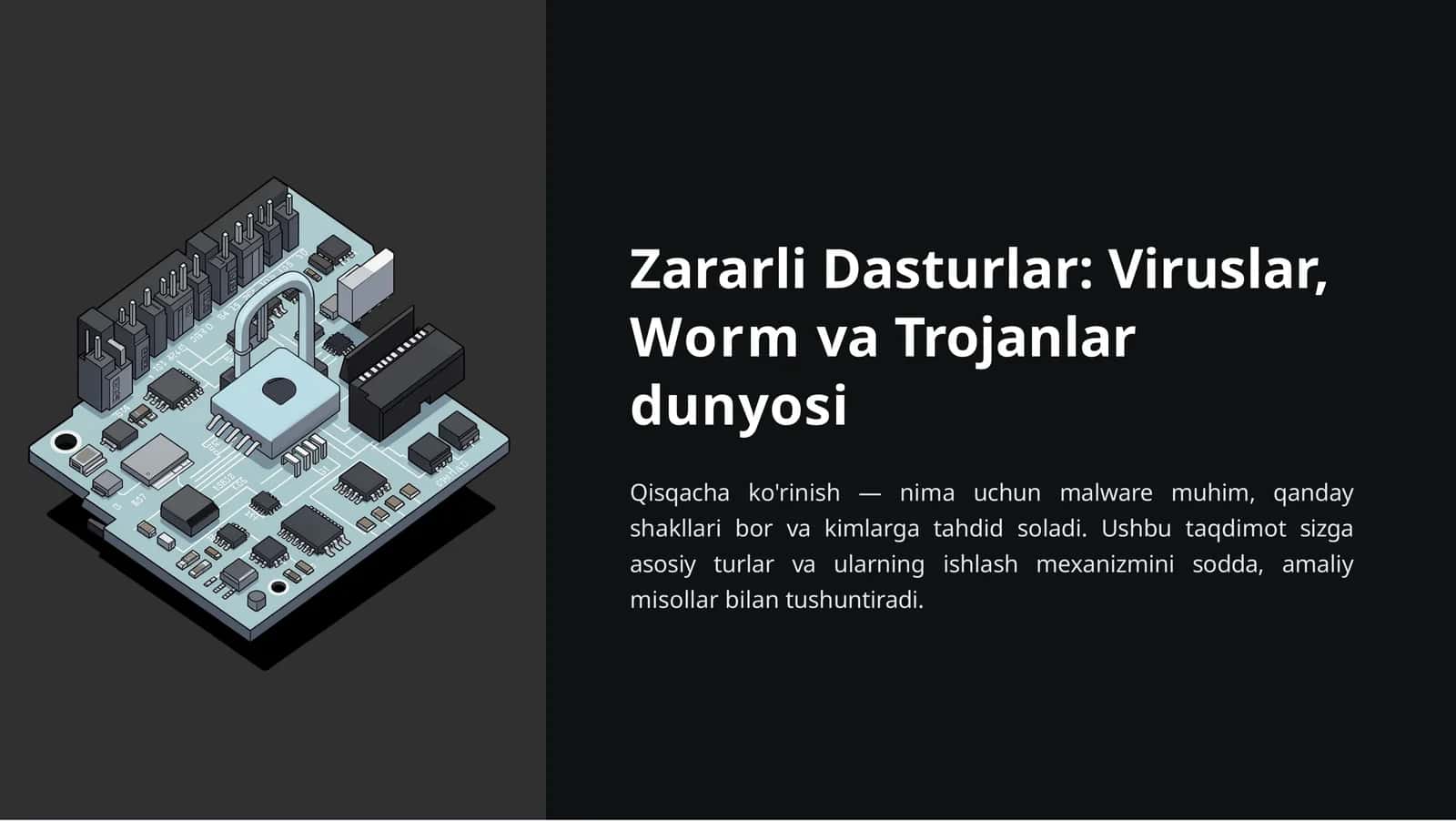 Zararli Dasturlar Viruslar Worm va Trojanlar dunyosi 1