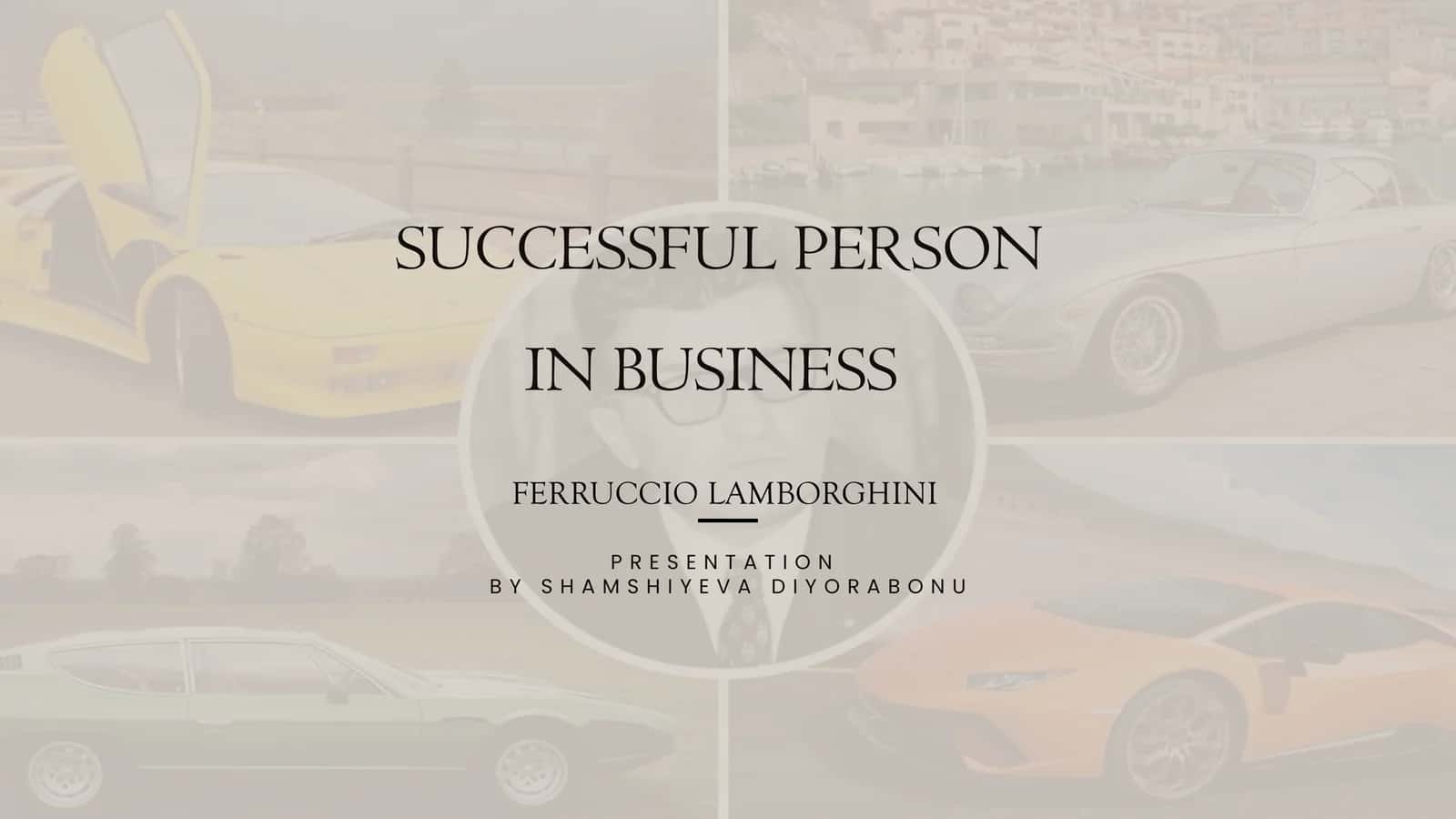 FERRUCCIO LAMBORGHINI 1