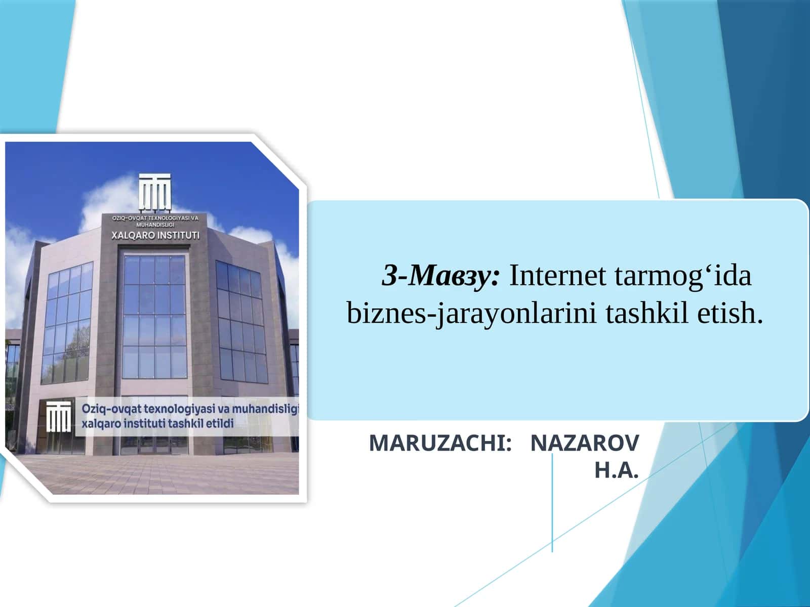 Internettarmog‘idabiznes-jarayonlarinitashkiletish 1