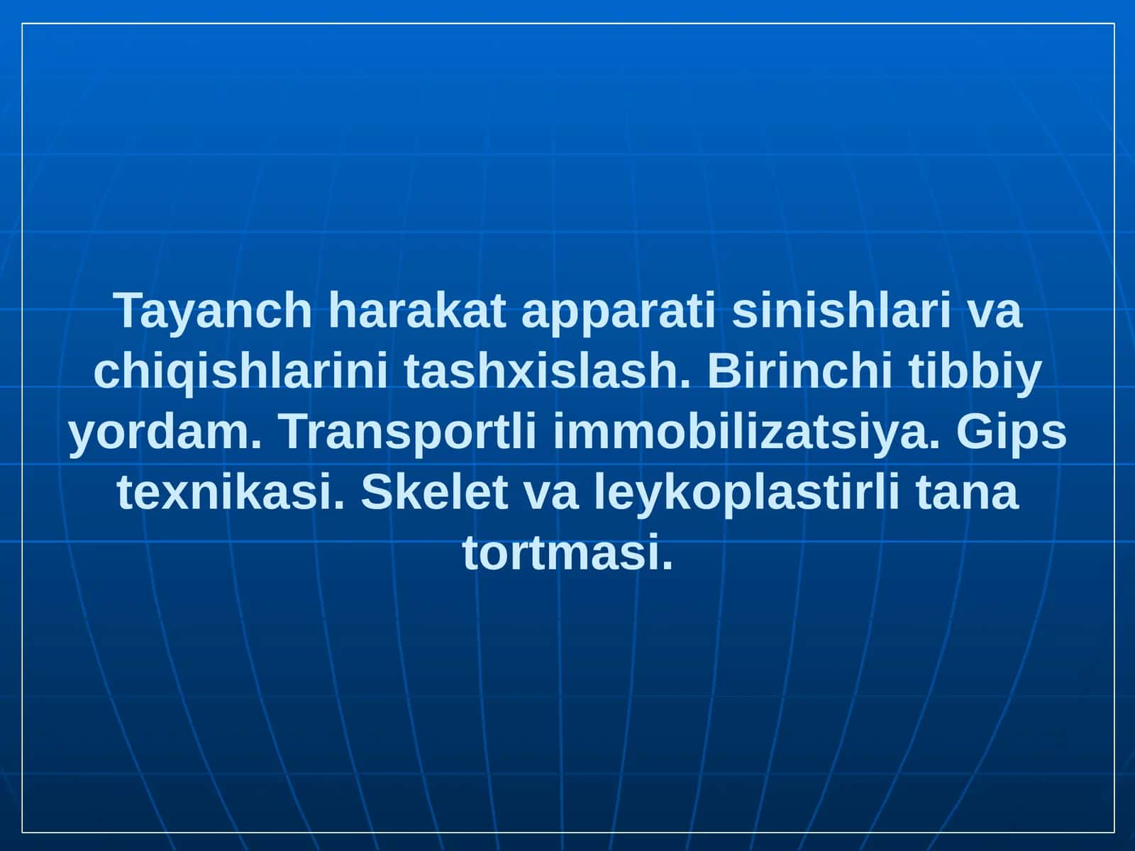 Tayanch harakat apparati 1