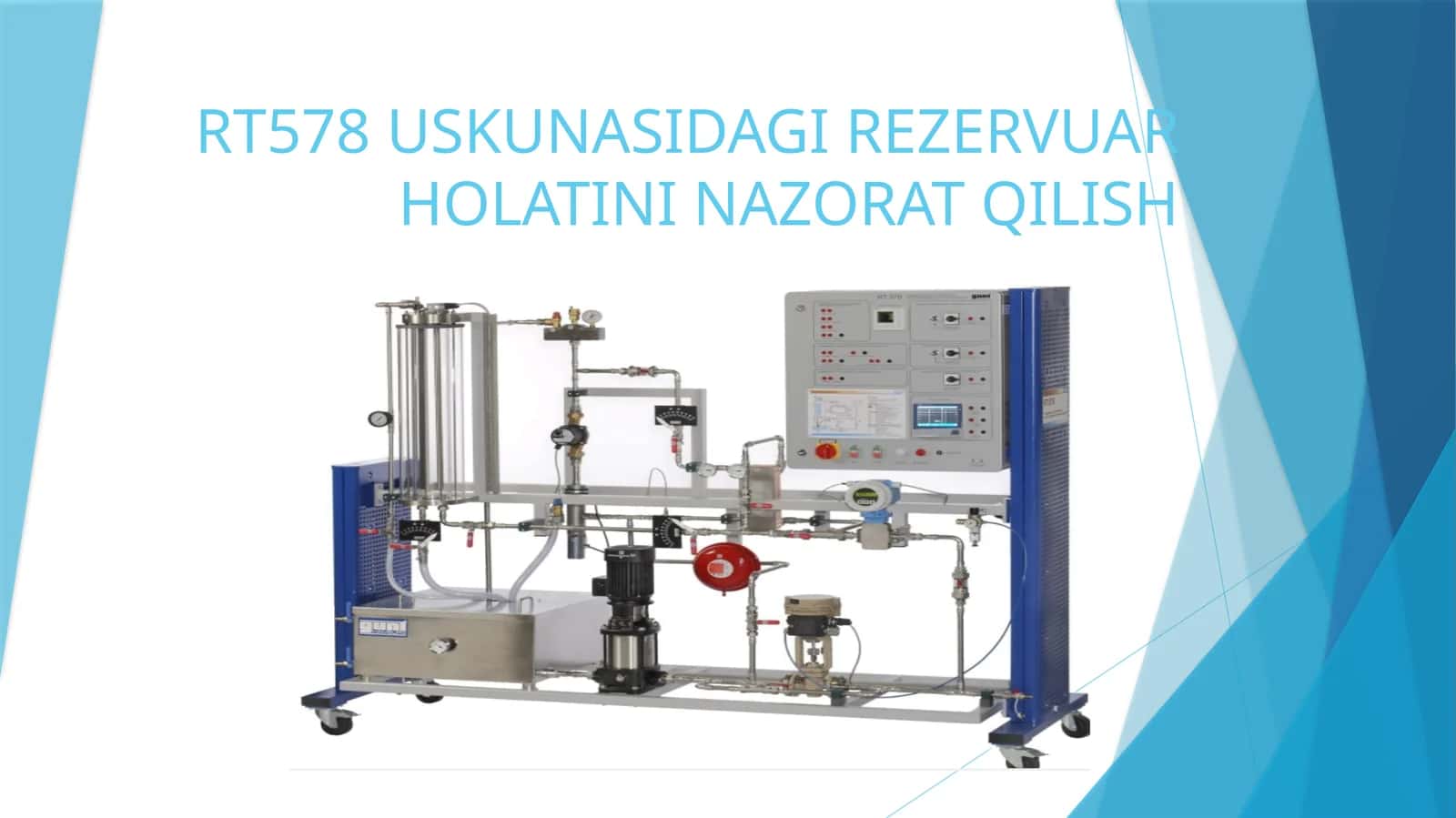 USKUNASIDAGI REZERVUAR HOLATINI NAZORAT QILISH 1