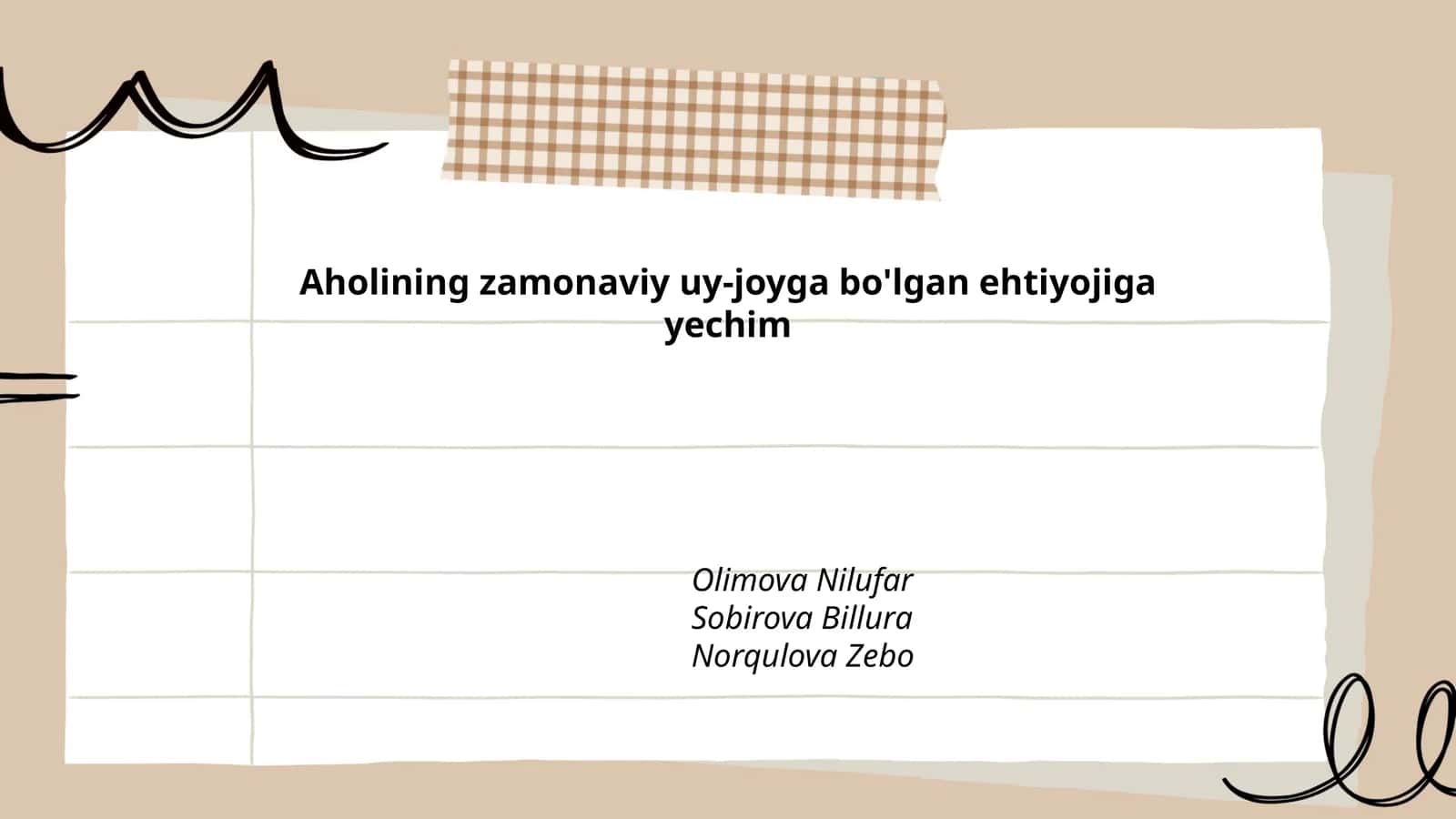 Zamonaviy uy-joy me'morchiligi 1