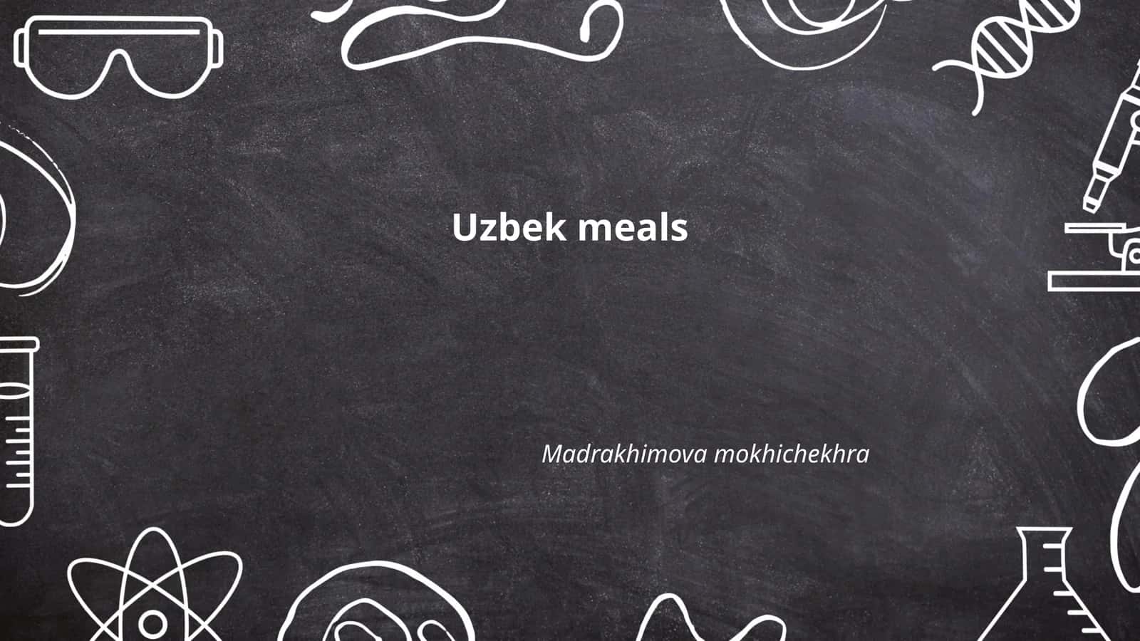 Traditional Uzbek Dishes 1