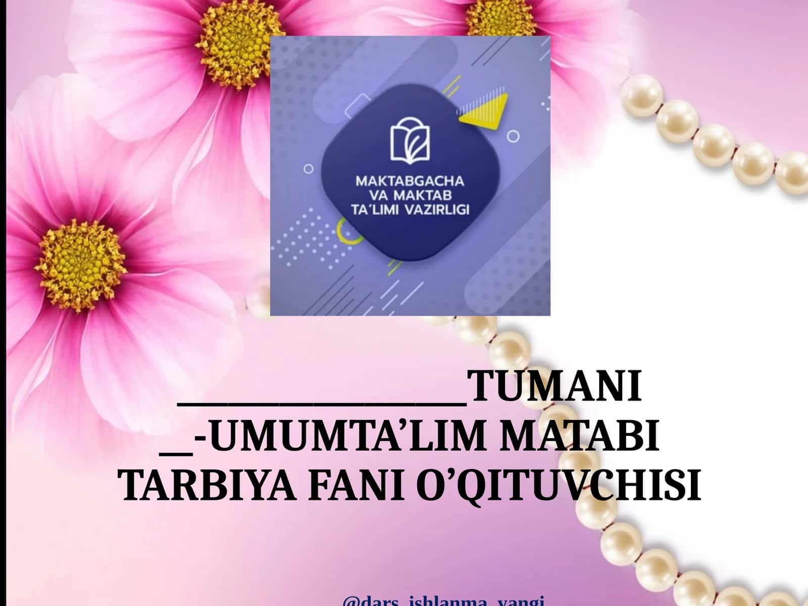 BILIM OL, KASB-HUNAR TANLA! 1