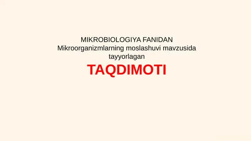 Mikroorganizmlarning Moslashuvi: Hayotning Sirli San'ati 1