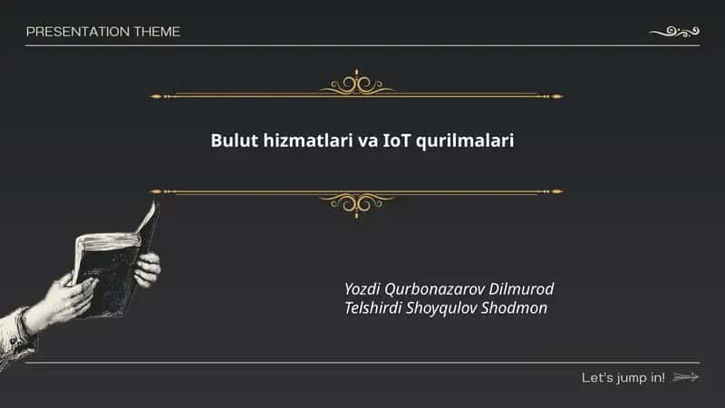 Bulut hizmatlari va IoT qurilmalari 1