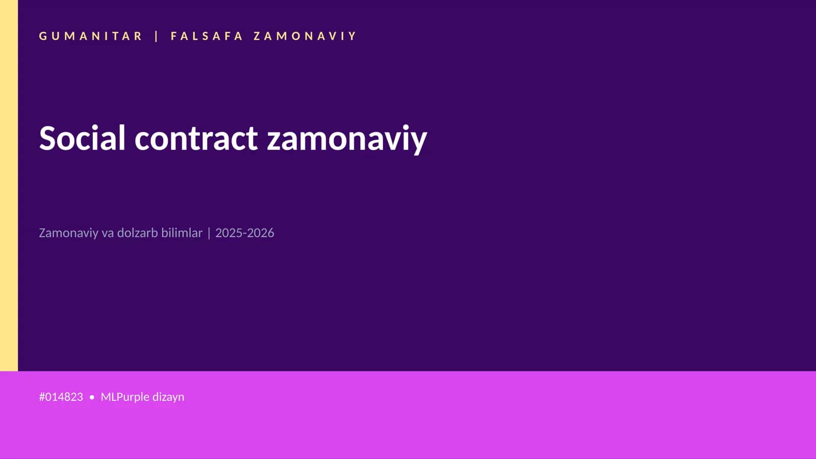 Social contract zamonaviy 1
