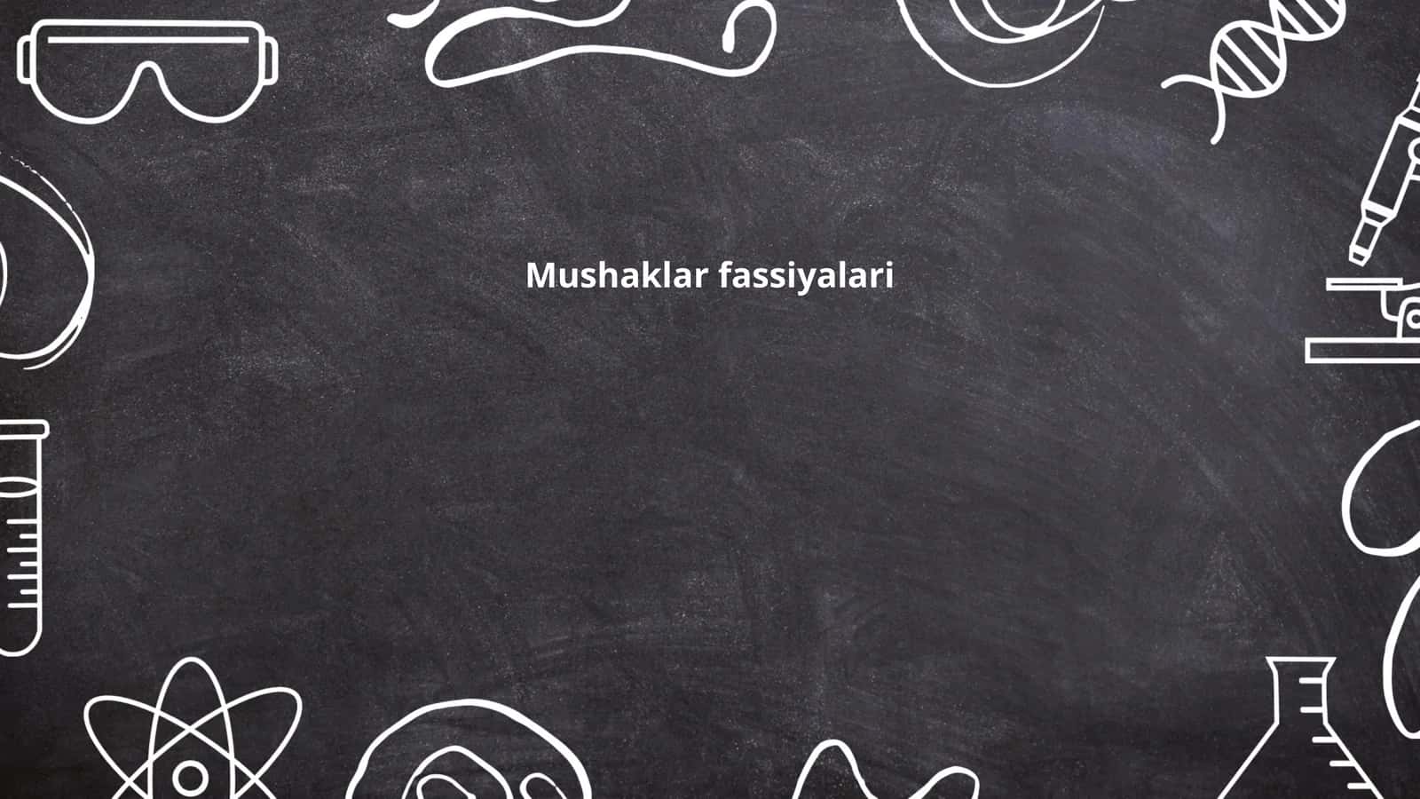 Mushaklar fassiyalari 1
