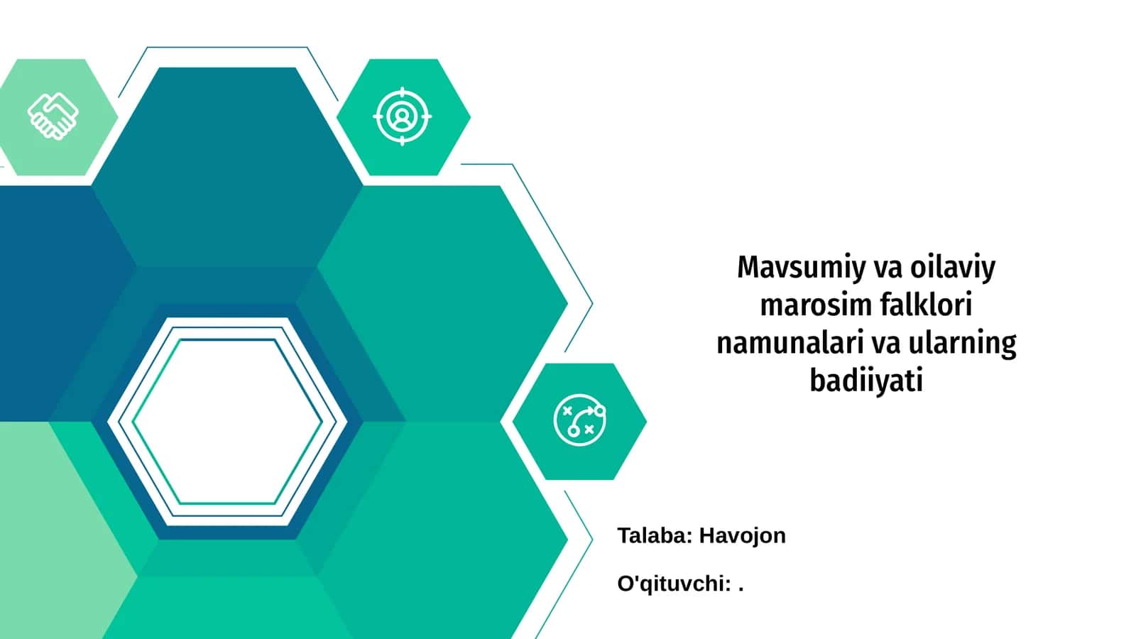 Mavsumiy va oilaviy marosim falklori namunalari va ularning badiiyati 1