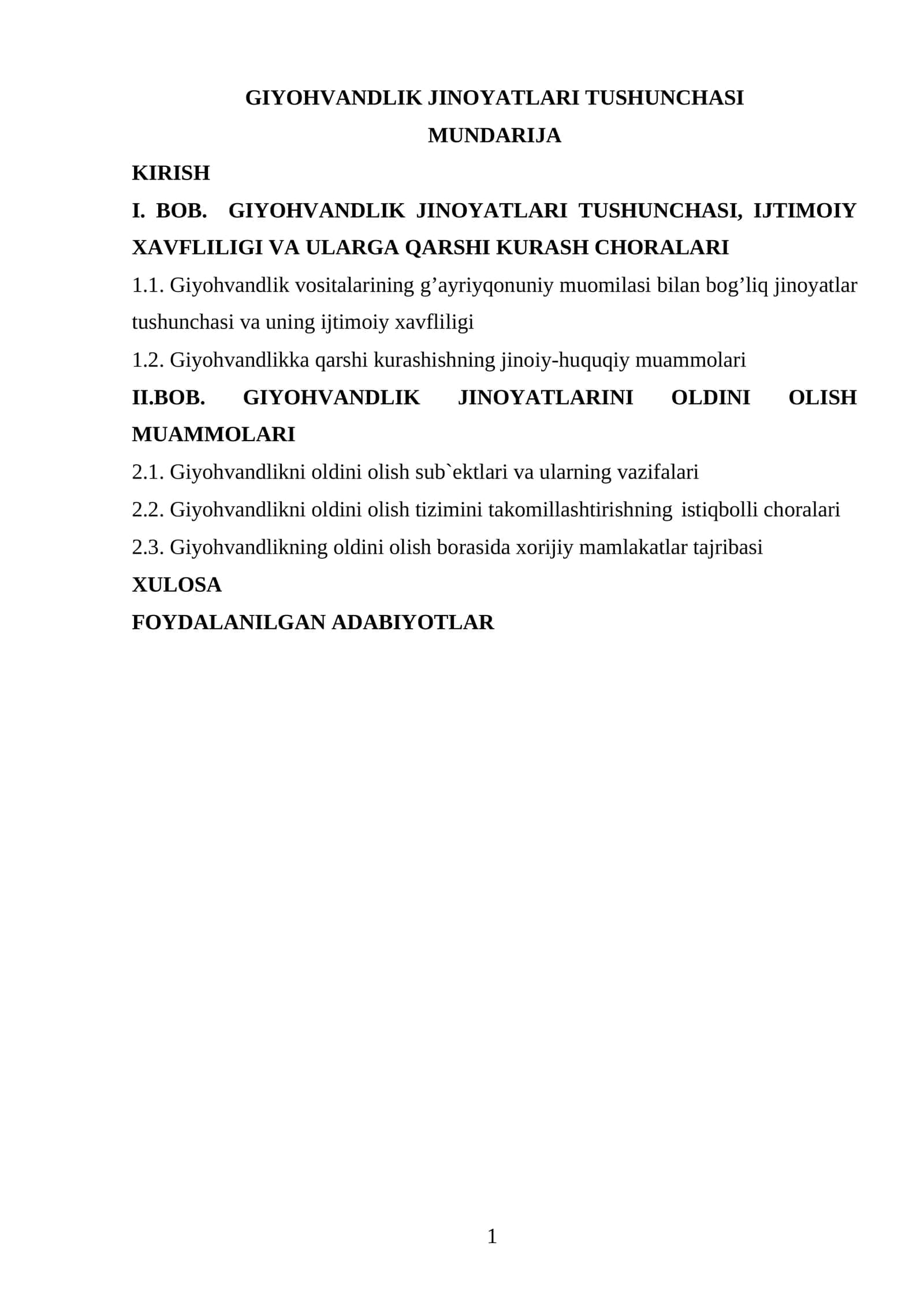 GIYOHVANDLIK JINOYATLARI TUSHUNCHASI 1
