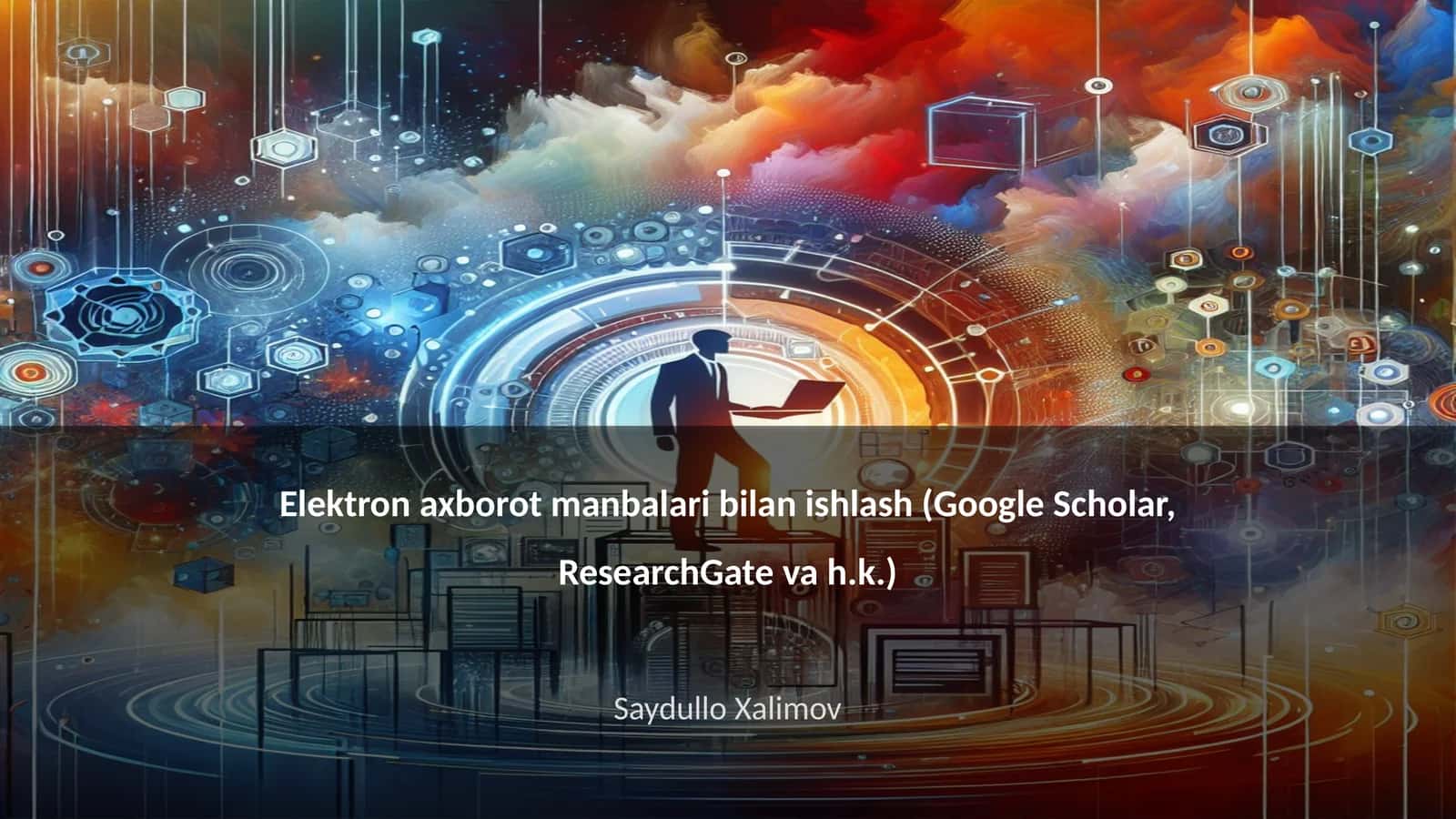 Elektron axborot manbalari bilan ishlash 1
