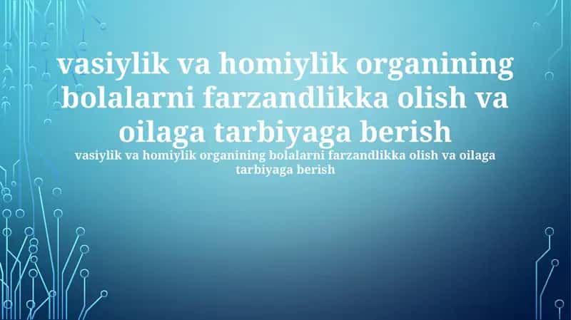 Ta'lim va tarbiya 1