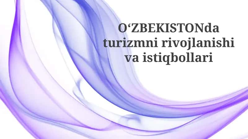 O'zbekiston turizm salohiyati 1