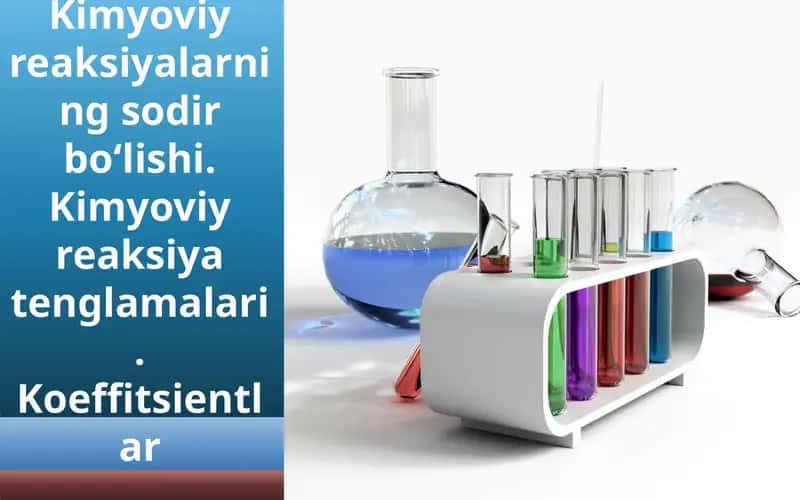 Kimyoviy reaksiyalar 1