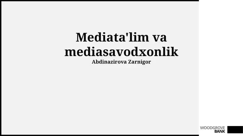 OAV Savodxonligi 1