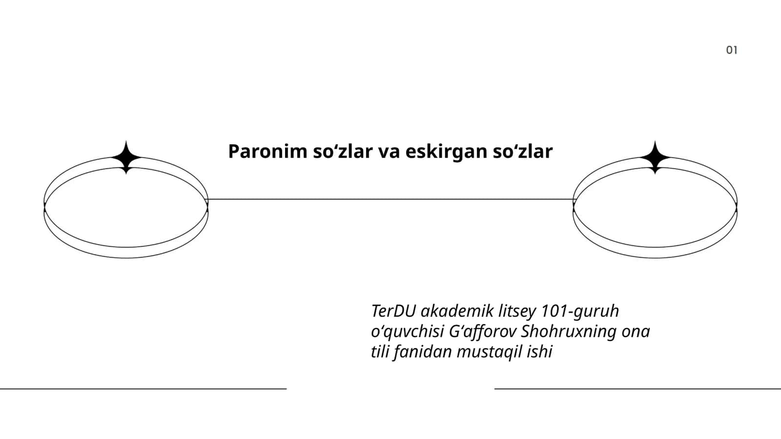 Paronim soʻzlar va eskirgan soʻzlar 1