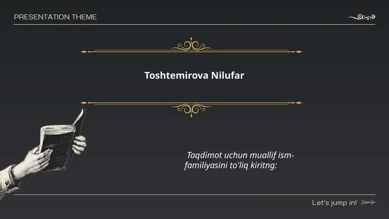 Toshtemirova Nilufarning biografiyasi va erta hayoti 1