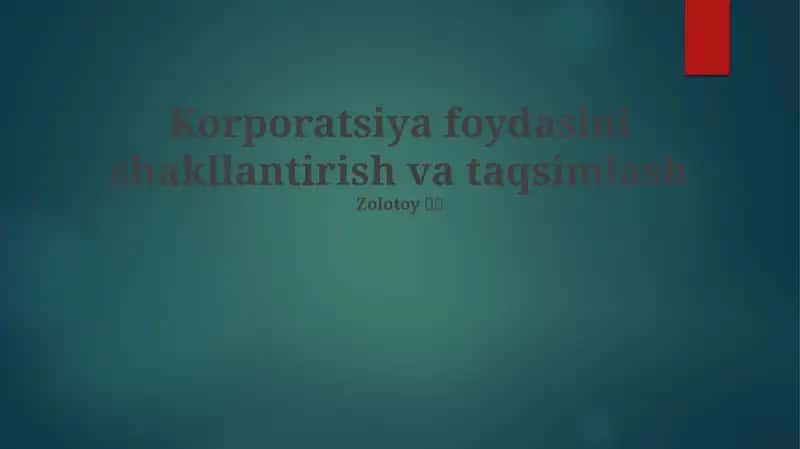 Zolotoy 1