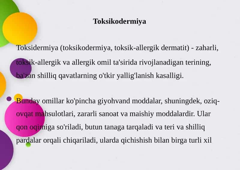 Toksikodermiya 1
