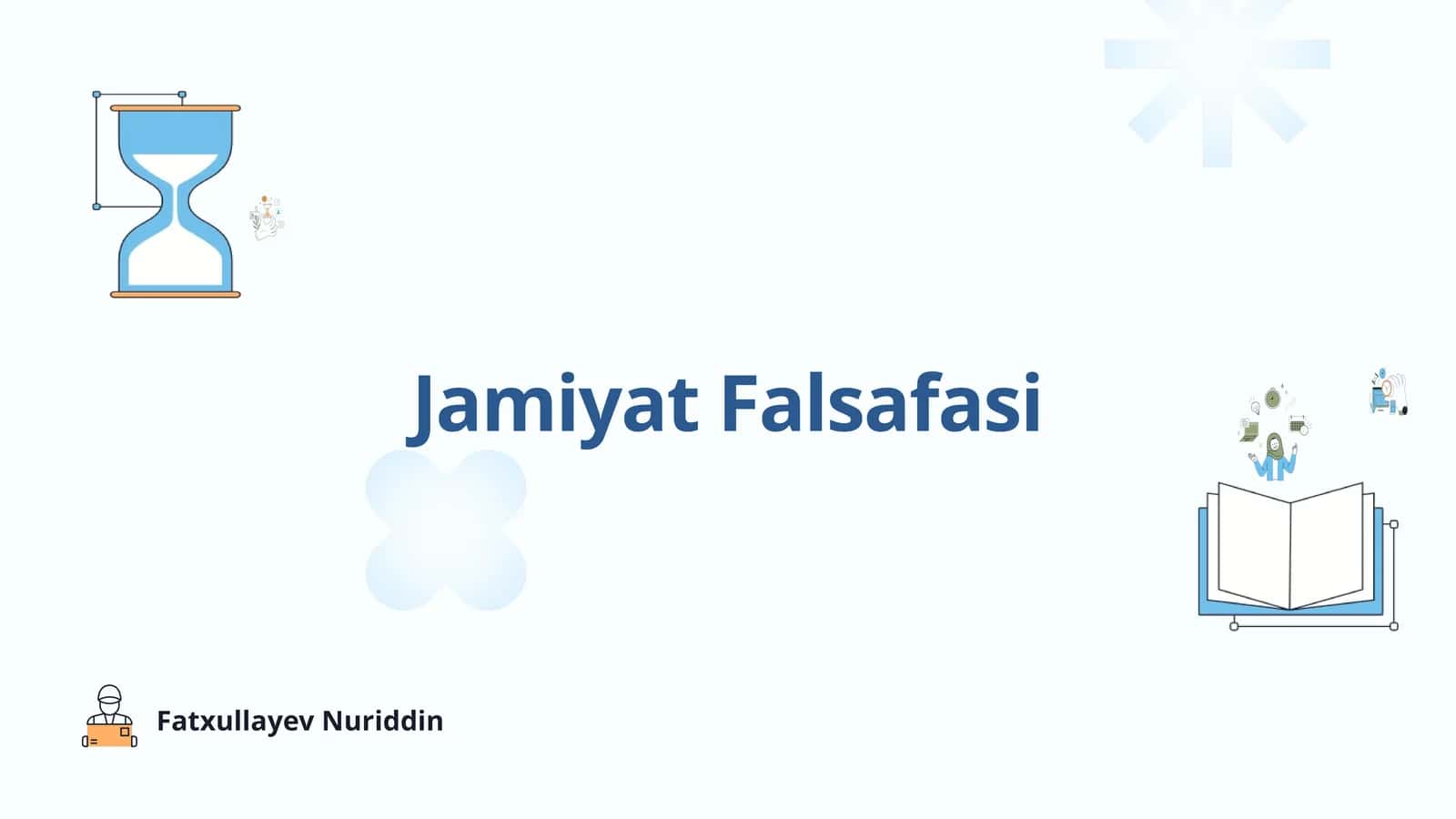 Jamiyat Falsafasi 1