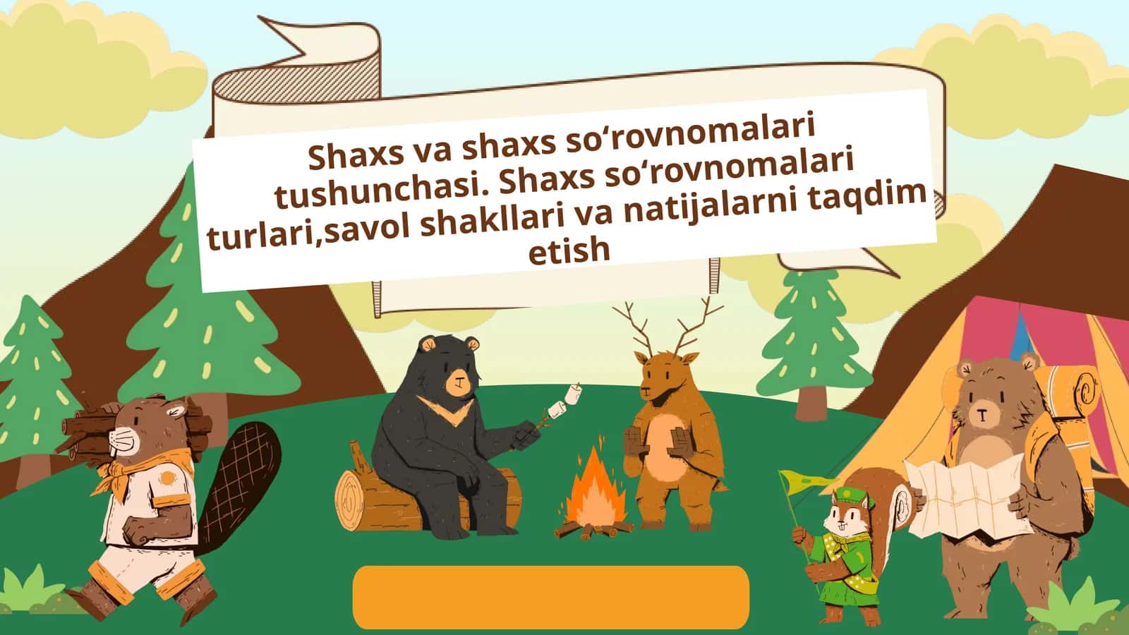 Shaxs va shaxs soʻrovnomalari tushunchasi 1