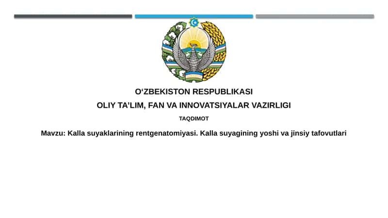 Kallasuyaklarining rentgenatomiyasi 1