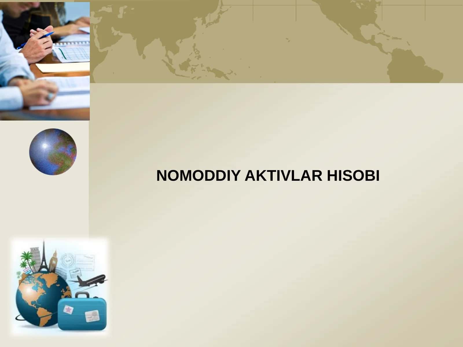 Nomoddiy aktivlar hisobi 1