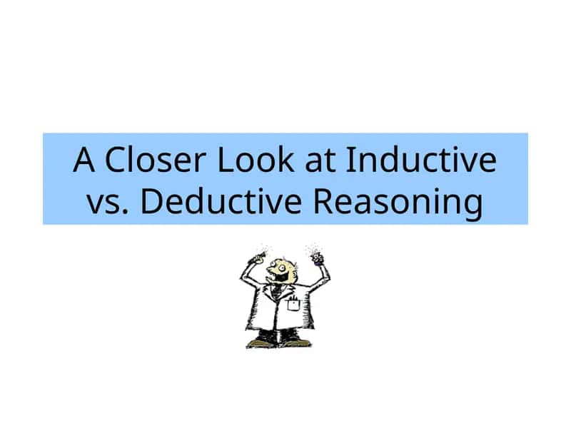 A Closer Look at Inductive vs. Deductive Reasoning 1