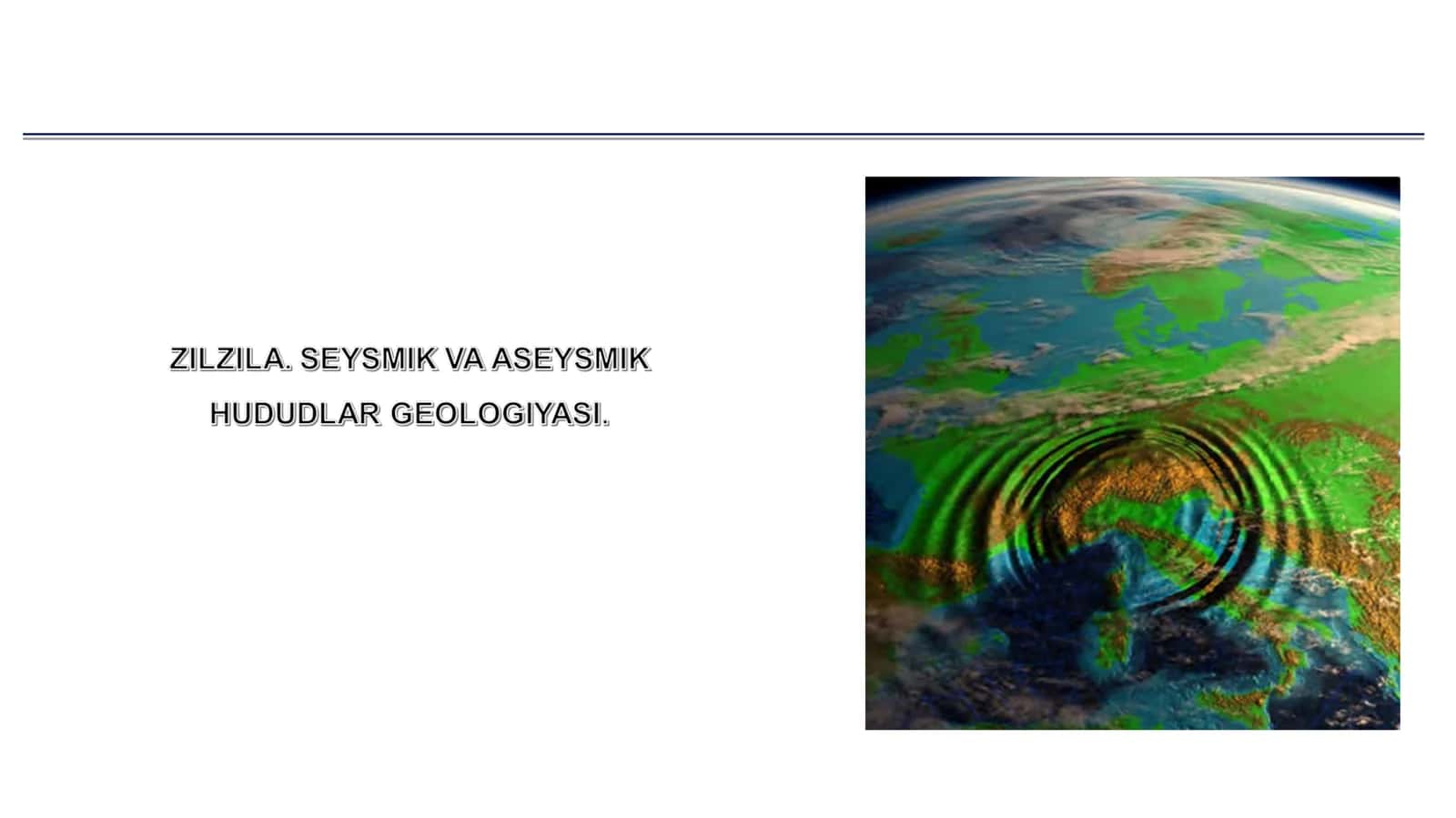 GEOLOGIYA VA GEOMORFOLOGIYA ASOSLARI 1