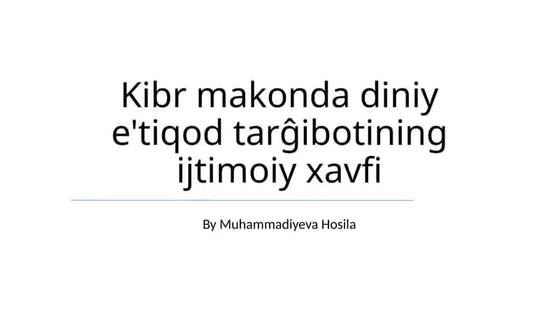 Kibr Makonda: Diniy targ'ibotning siyosiy quroli 1