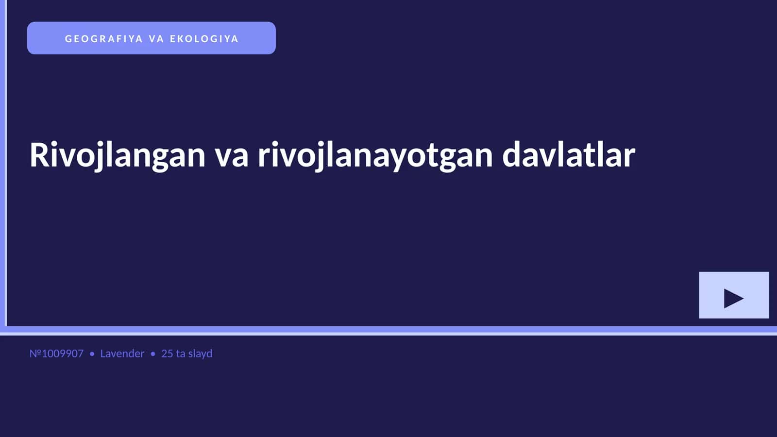 GEOGRAFIYA VA EKOLOGIYA 1