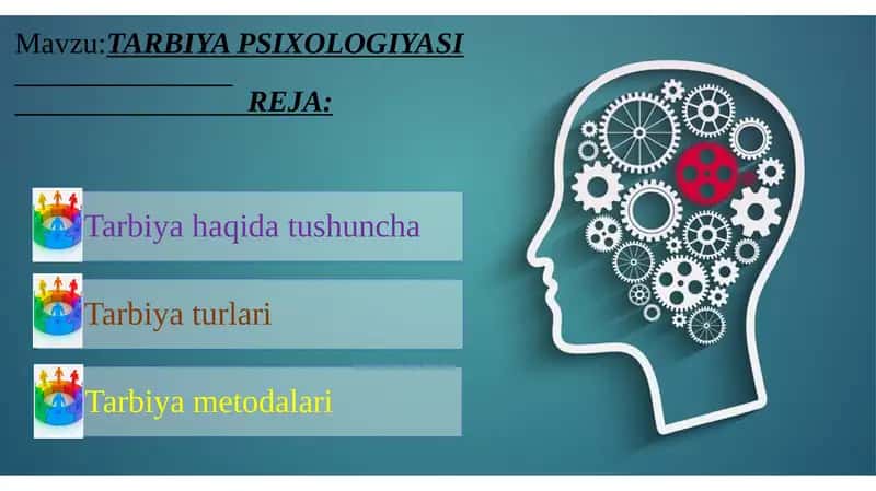 TARBIYA PSIXOLOGIYASI 1