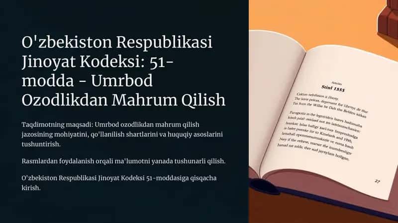 Umurbod ozodlikdan mahrum qilish 1