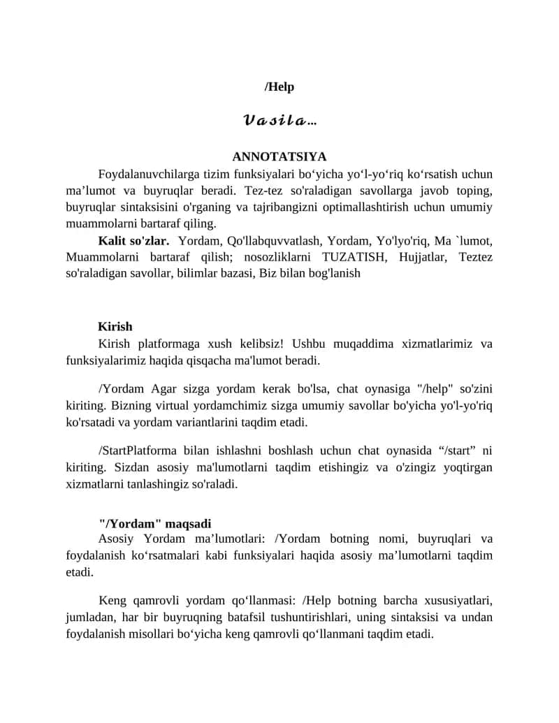 Yordam 1