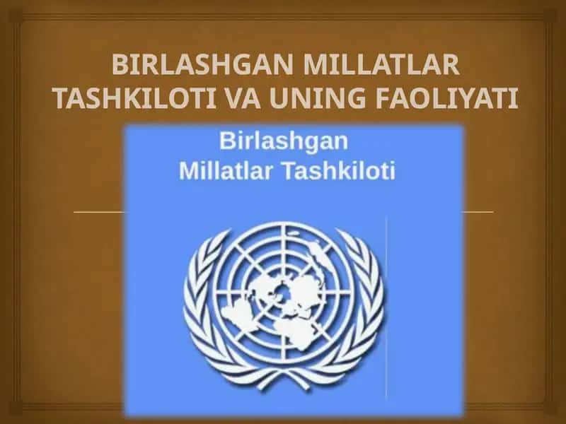 BIRLASHGAN MILLATLAR TASHKILOTI VA UNING FAOLIYATI 1