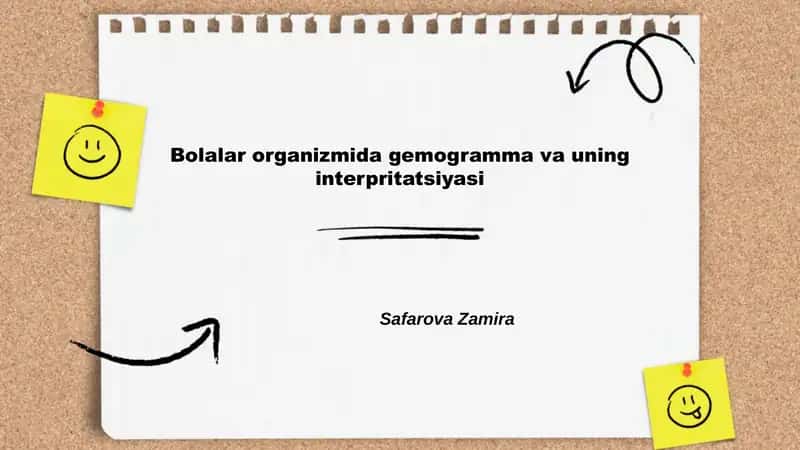Bolalar organizmida gemogramma va uning interpritatsiyasi 1