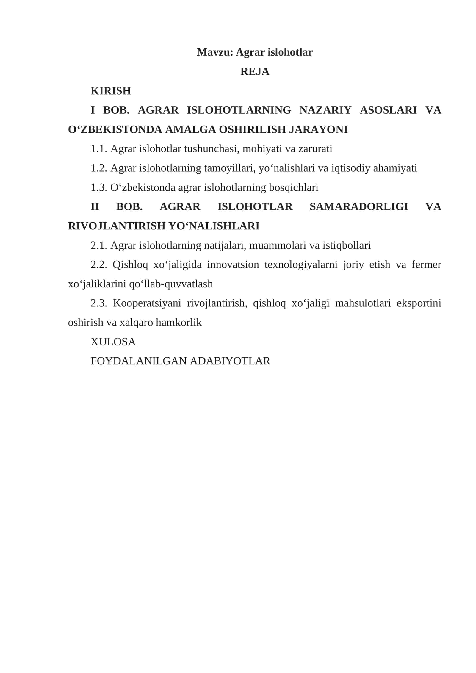 Agrar islohotlar 1