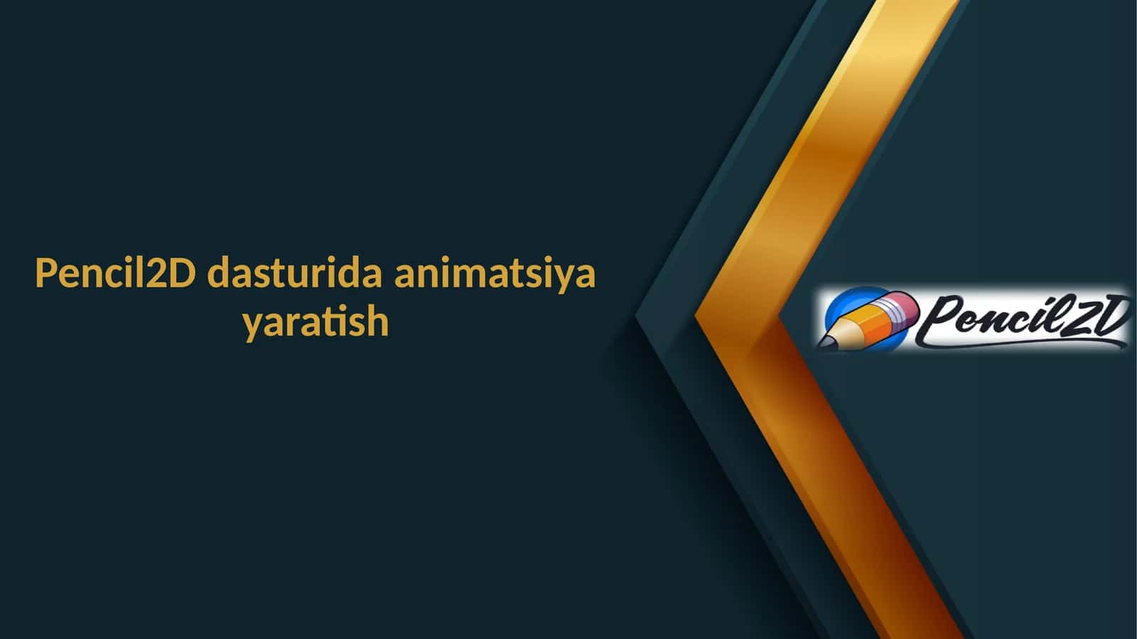 Pencil2D dasturida animatsiya yaratish 1